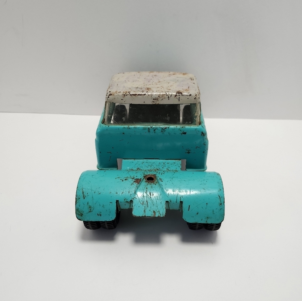 Nylint Ford Vintage Pressed Steel 1960 Truck With Mobile Home Trailer - Picture 4 of 10